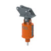 produktbilr p en hydraulisk jordborr motor som är orange