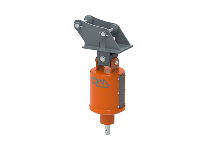 produktbilr p en hydraulisk jordborr motor som är orange